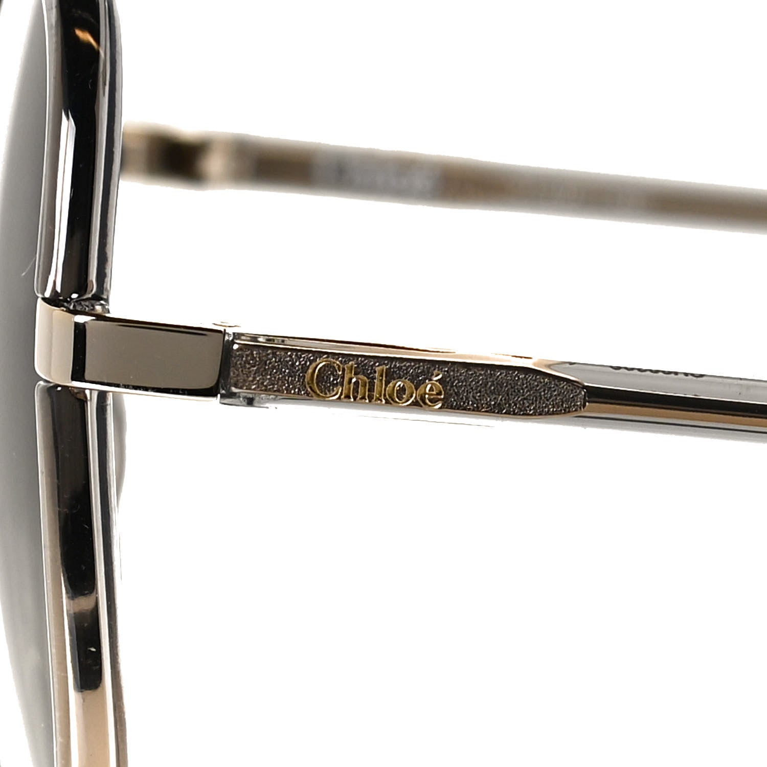 Chloe Oversized Round Sunglasses CH0030S Gold Grey 7 of 8