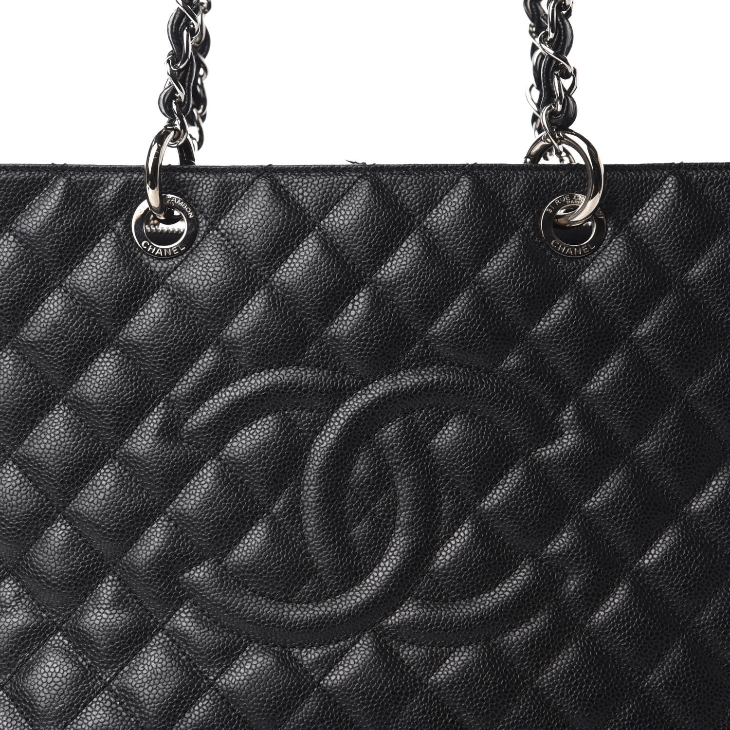 Chanel Caviar Quilted Grand Shopping Tote GST Black 13 of 13