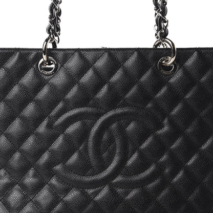 Chanel Caviar Quilted Grand Shopping Tote GST Black 13 of 13