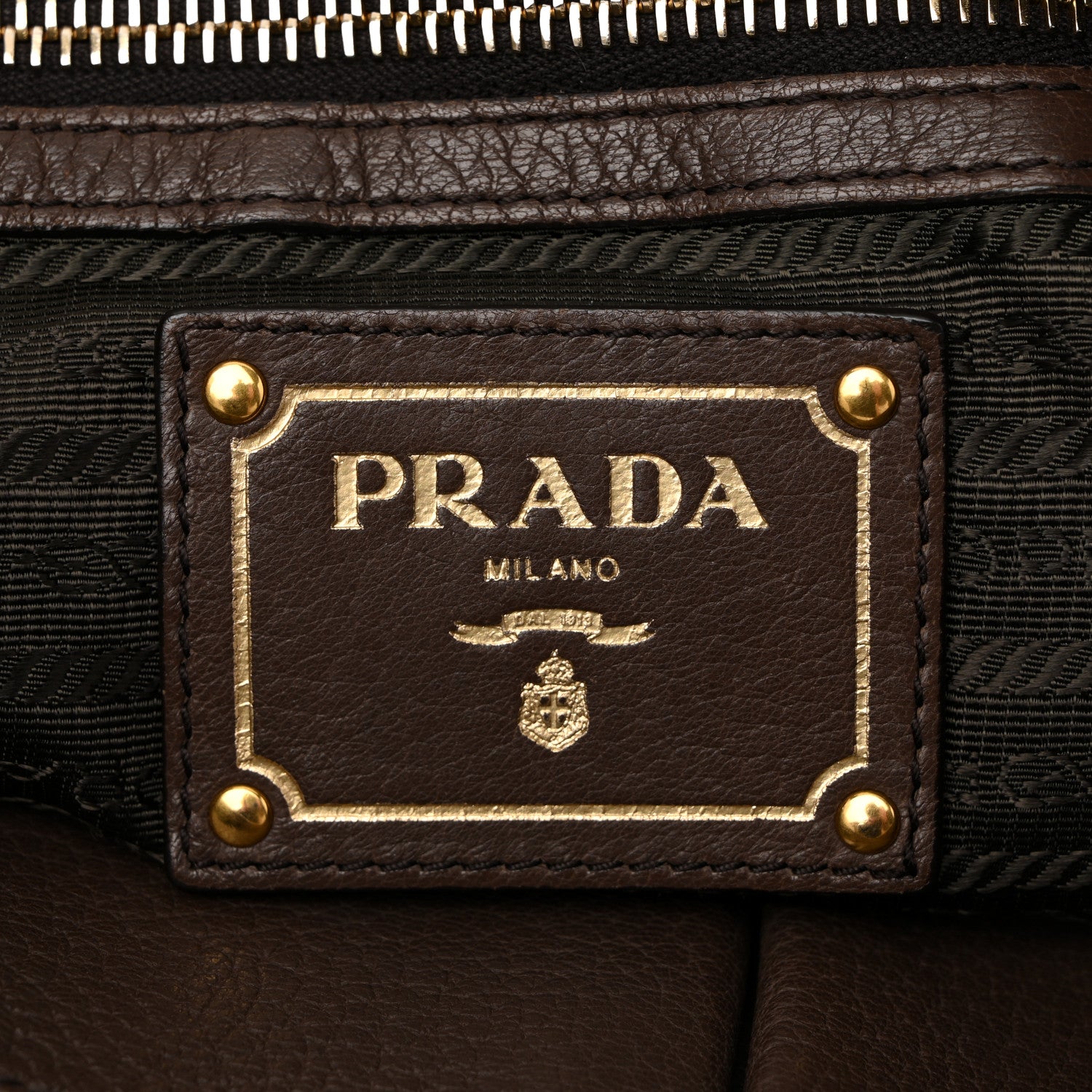 Prada Cervo Hobo Pietra 6 of 12