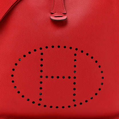 Hermes Epsom Evelyne III PM Rouge Casaque 8 of 13