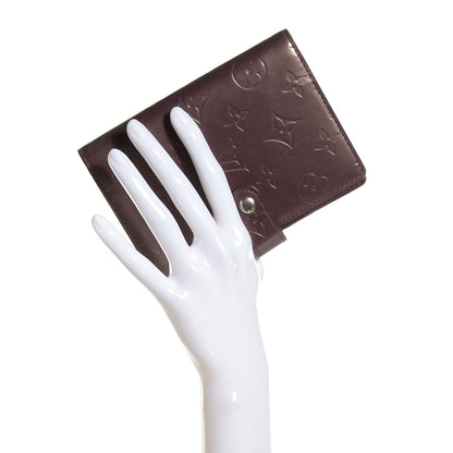 Louis Vuitton Mat Monogram Small Ring Agenda Cover Violet 2 of 7