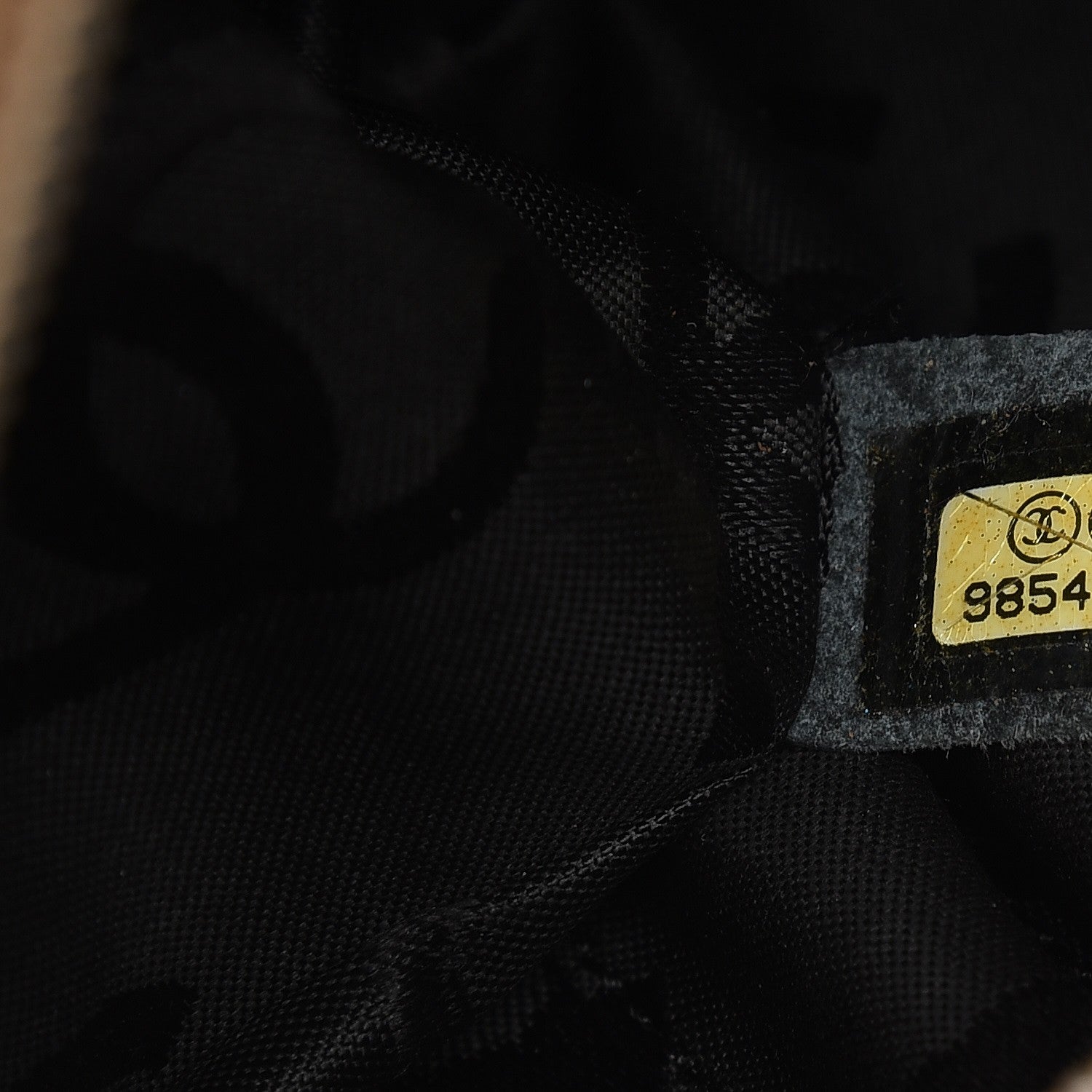 Chanel Calfskin Quilted Large Cambon Bowler Beige Black 7 of 17