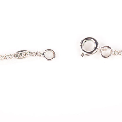 Chanel Crystal Timeless CC Necklace Silver 5 of 7