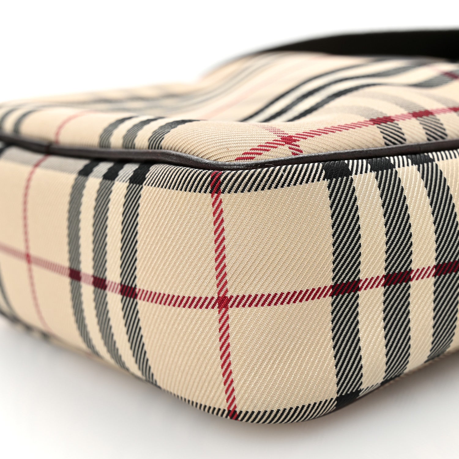 Burberry Vintage Check Small Messenger Dark Brown 9 of 10