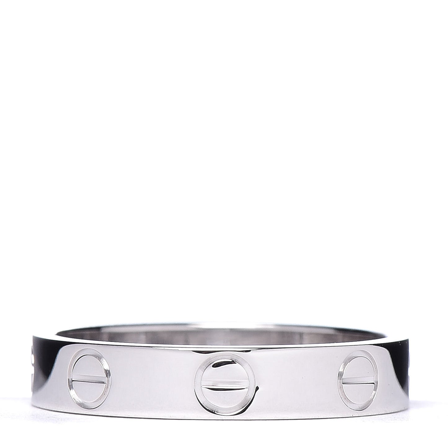 18K White Gold 3.5mm LOVE Wedding Band Ring 51 5.75