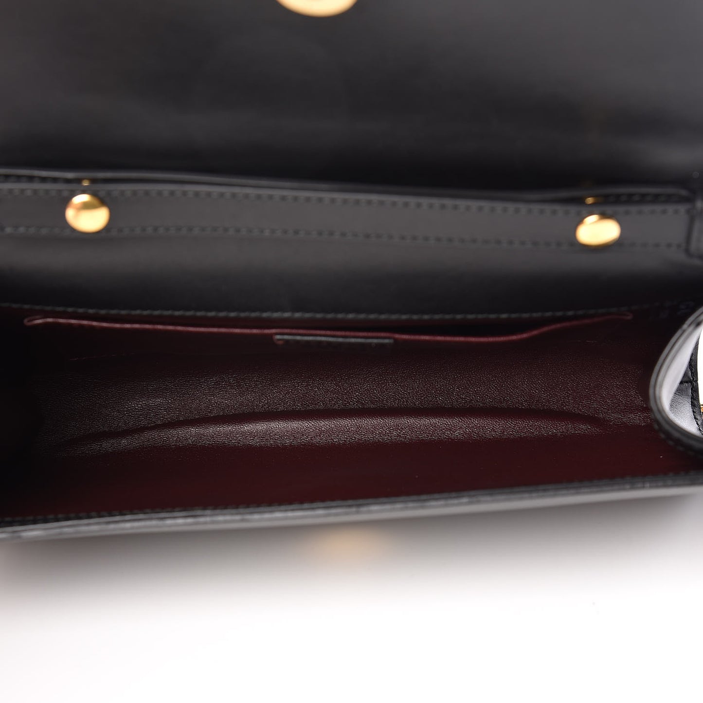 Smooth Calfskin Small Zumi Top Handle Shoulder Bag Black