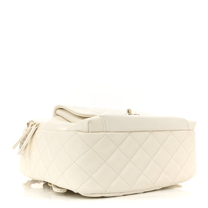 Chanel Caviar Quilted Small CC Day Backpack White 4 of 10