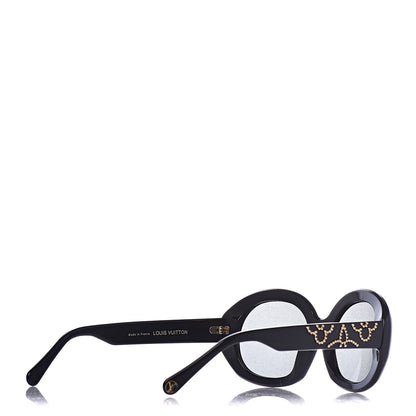 Louis Vuitton Studded La Piscine Sunglasses Z1049U Black 4 of 8