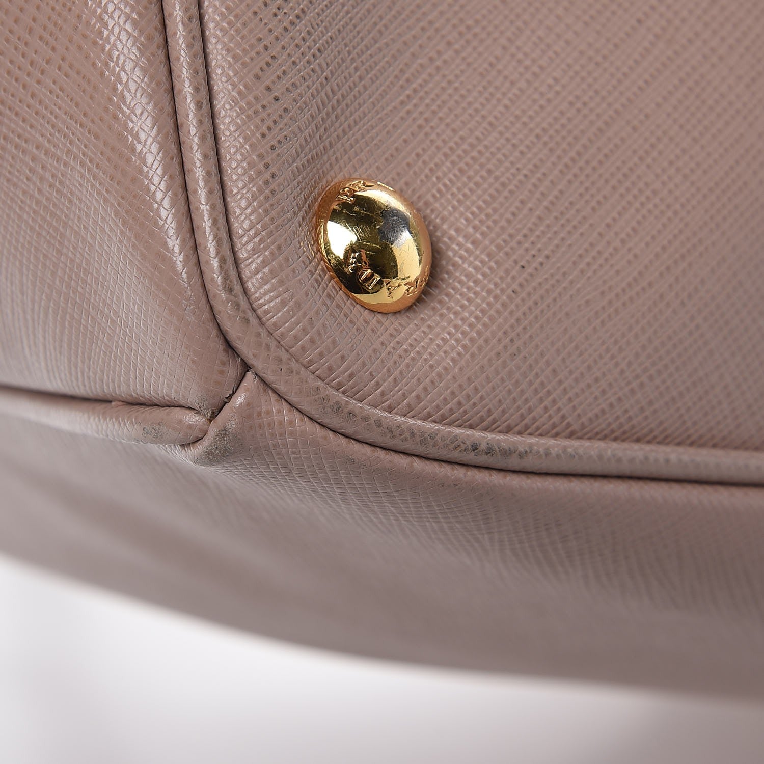 Prada Saffiano Lux Large Tote Cammeo 12 of 13