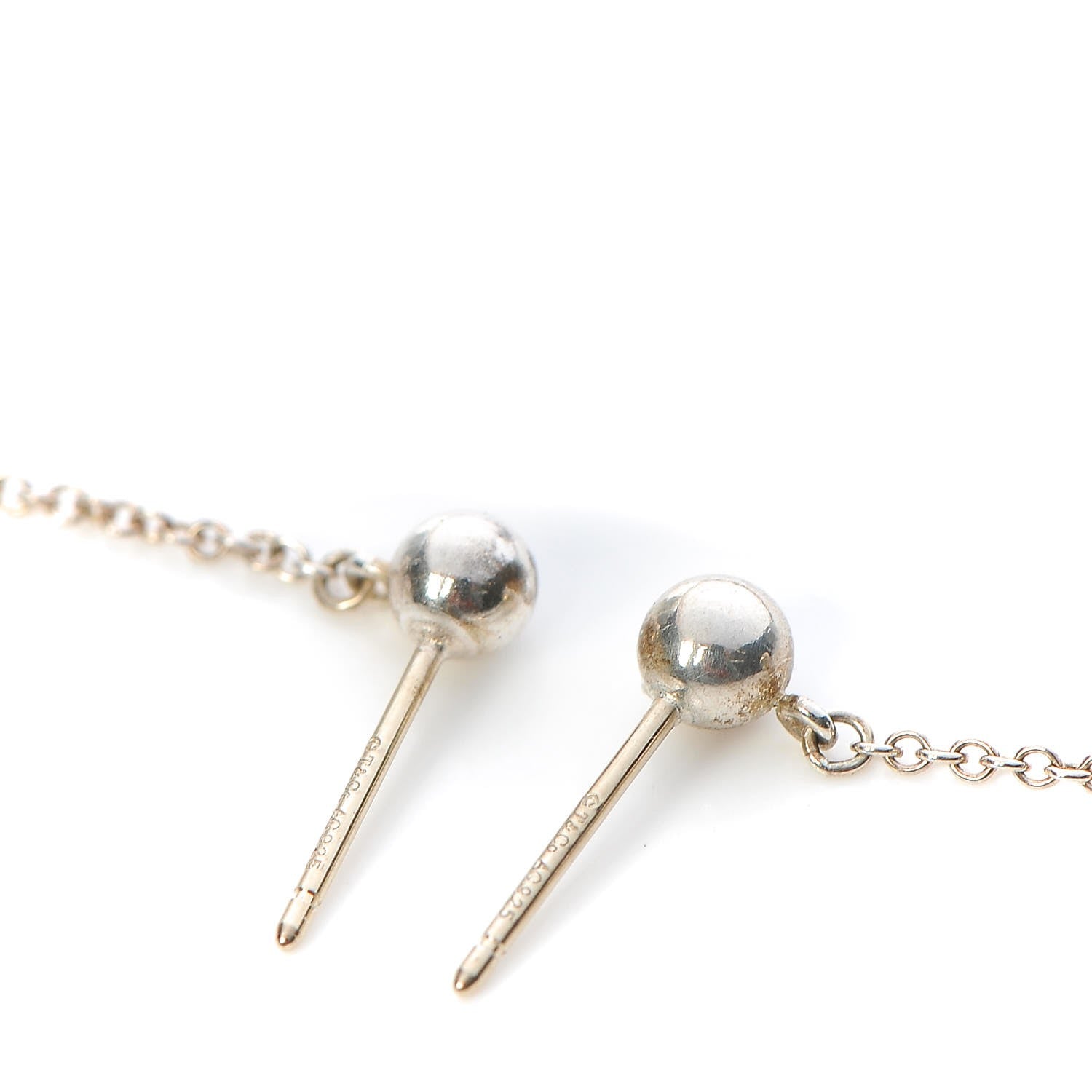 Tiffany Sterling Silver 10mm HardWear Ball Earrings 4 of 6