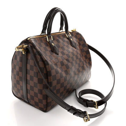 Louis Vuitton Damier Ebene Speedy Bandouliere 30 3 of 13