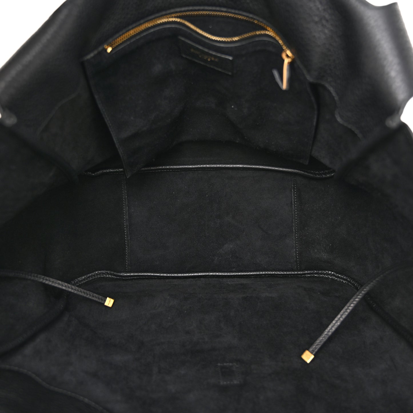 Grained Deerskin Bea Tote Black