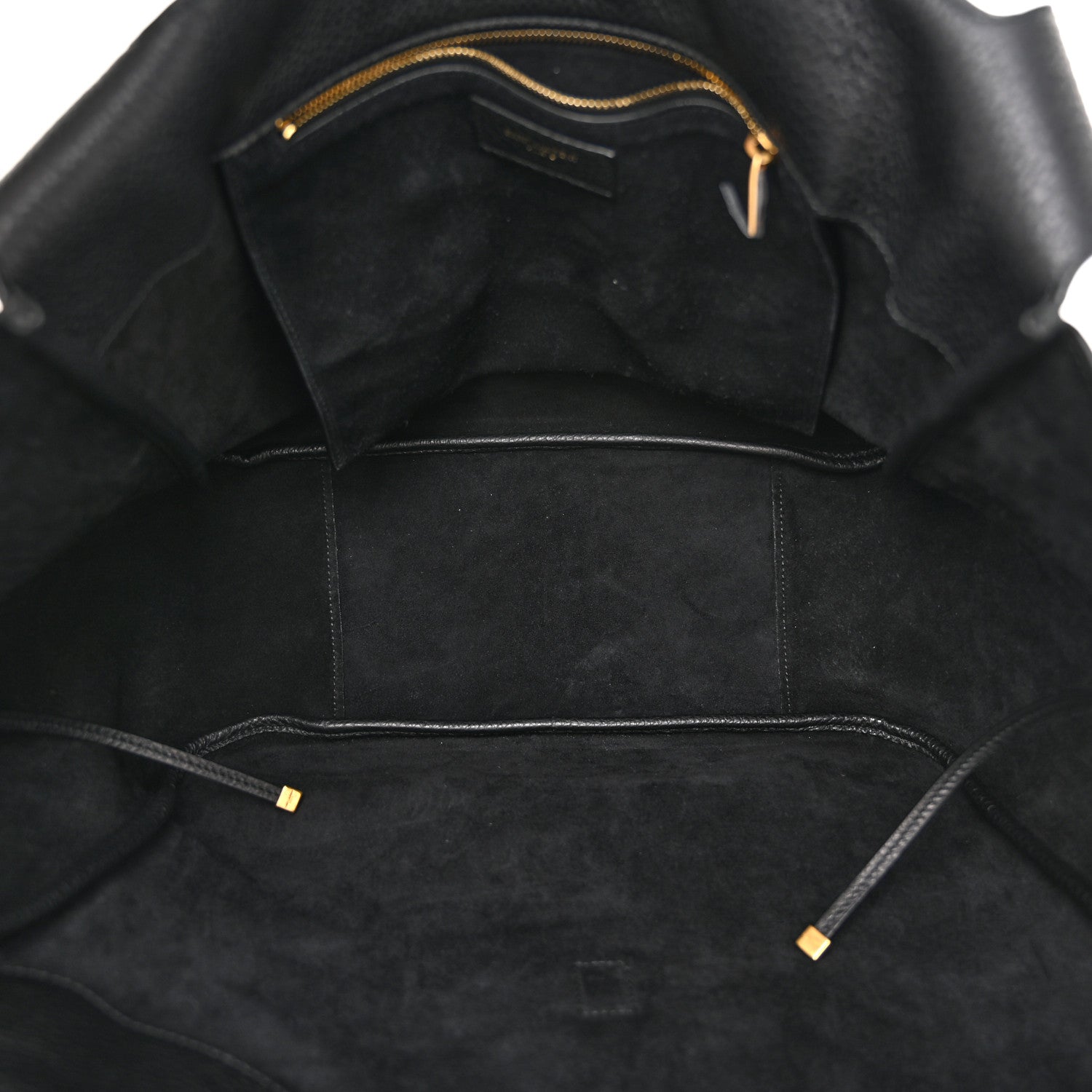 Saint Laurent Grained Deerskin Bea Tote Black 5 of 10