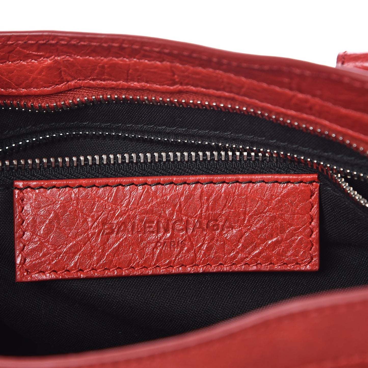 Agneau Classic Silver Hardware S City Rouge Groseille