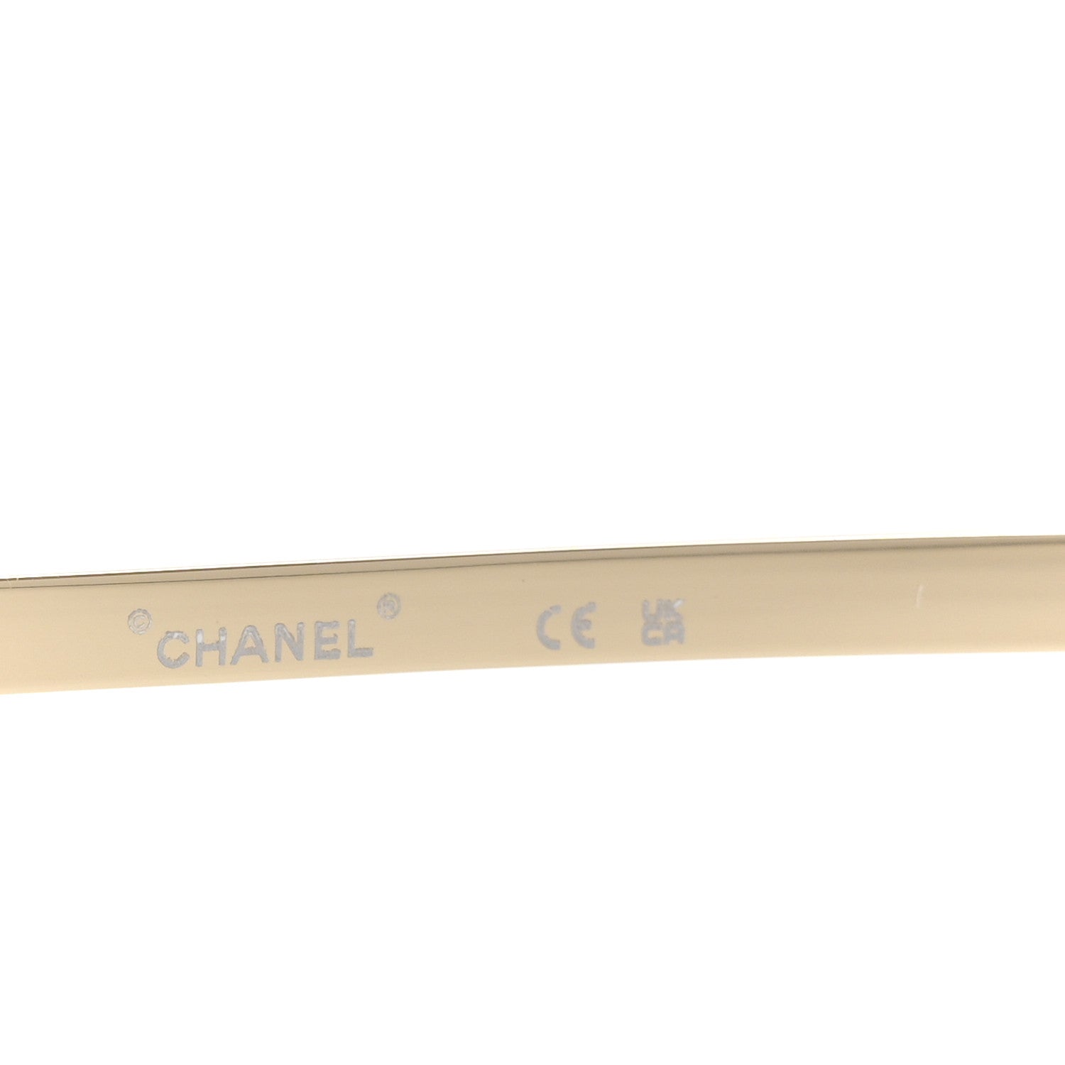 Chanel Metal Shield Sunglasses 71507 Gold 5 of 8
