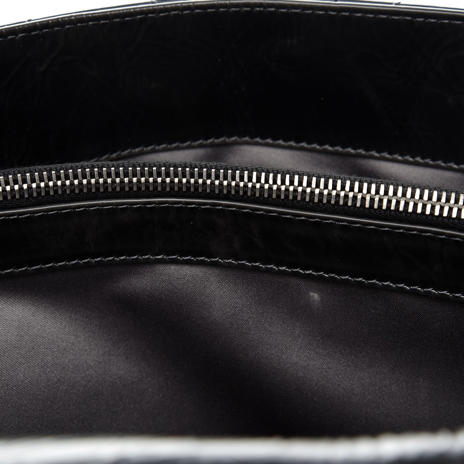 Chanel Glazed Calfskin Quilted CC Messenger Bag Black 10 of 10