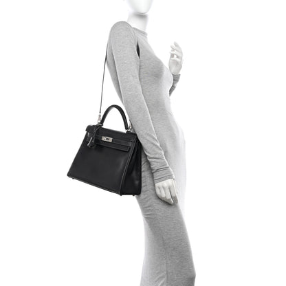 Hermes Box Kelly Retourne 32 Graphite 2 of 15