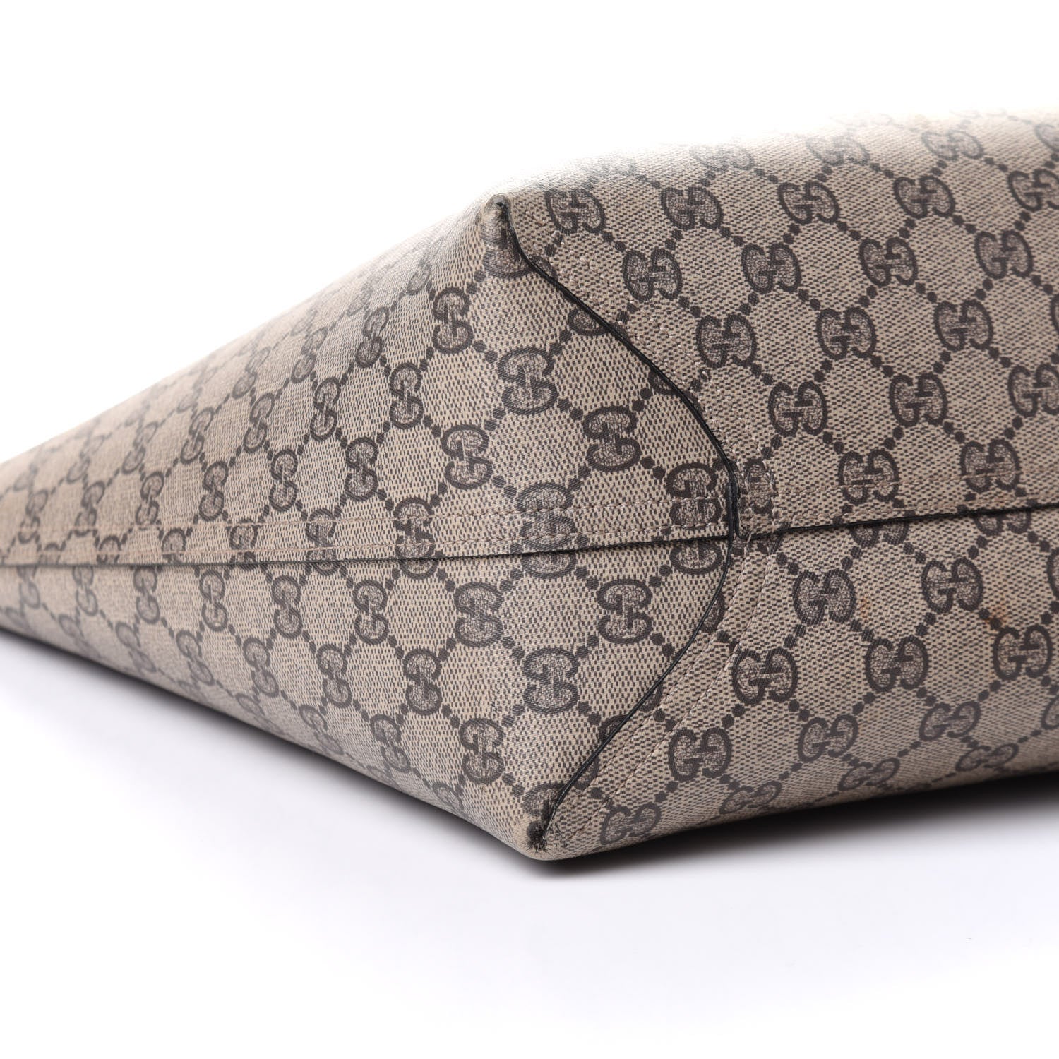 Gucci GG Supreme Monogram Large Reversible Tote Beige Black 7 of 17