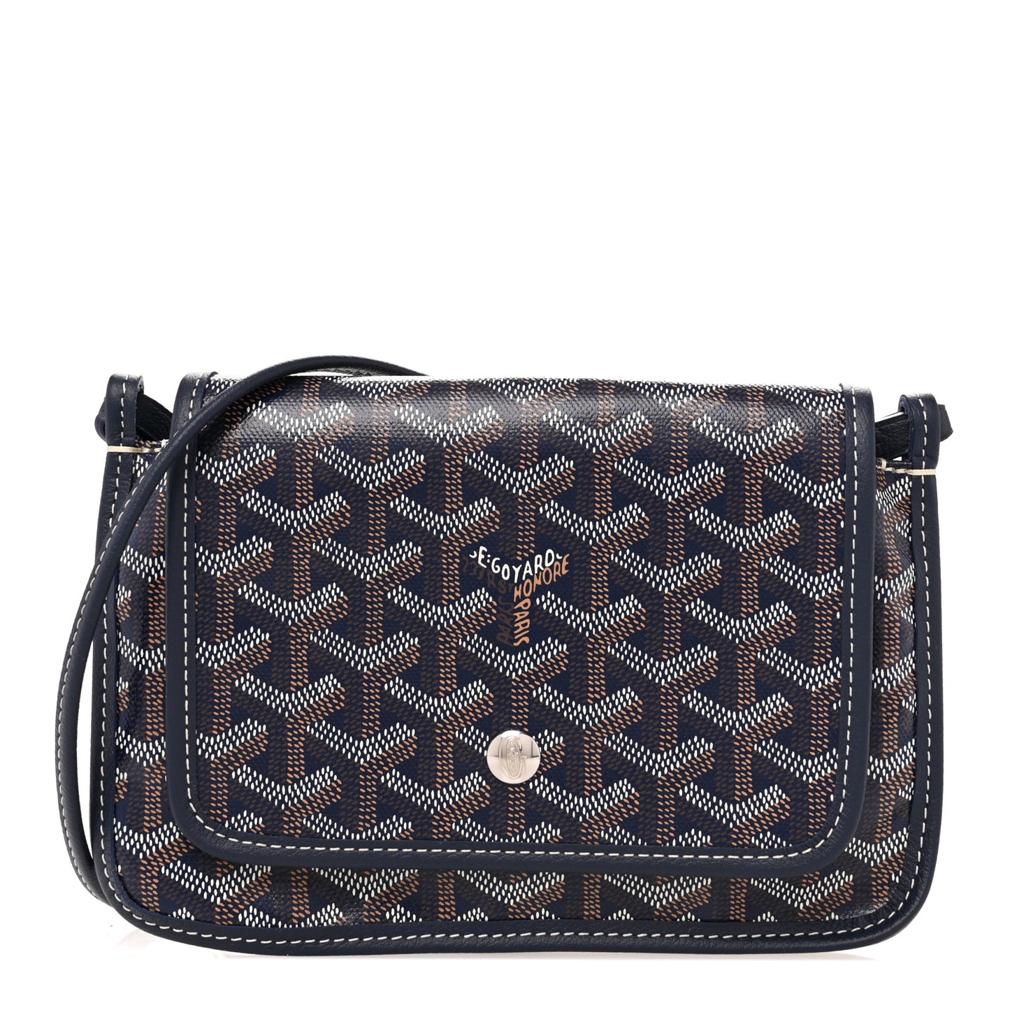 Goyardine Plumet Wallet Clutch Navy