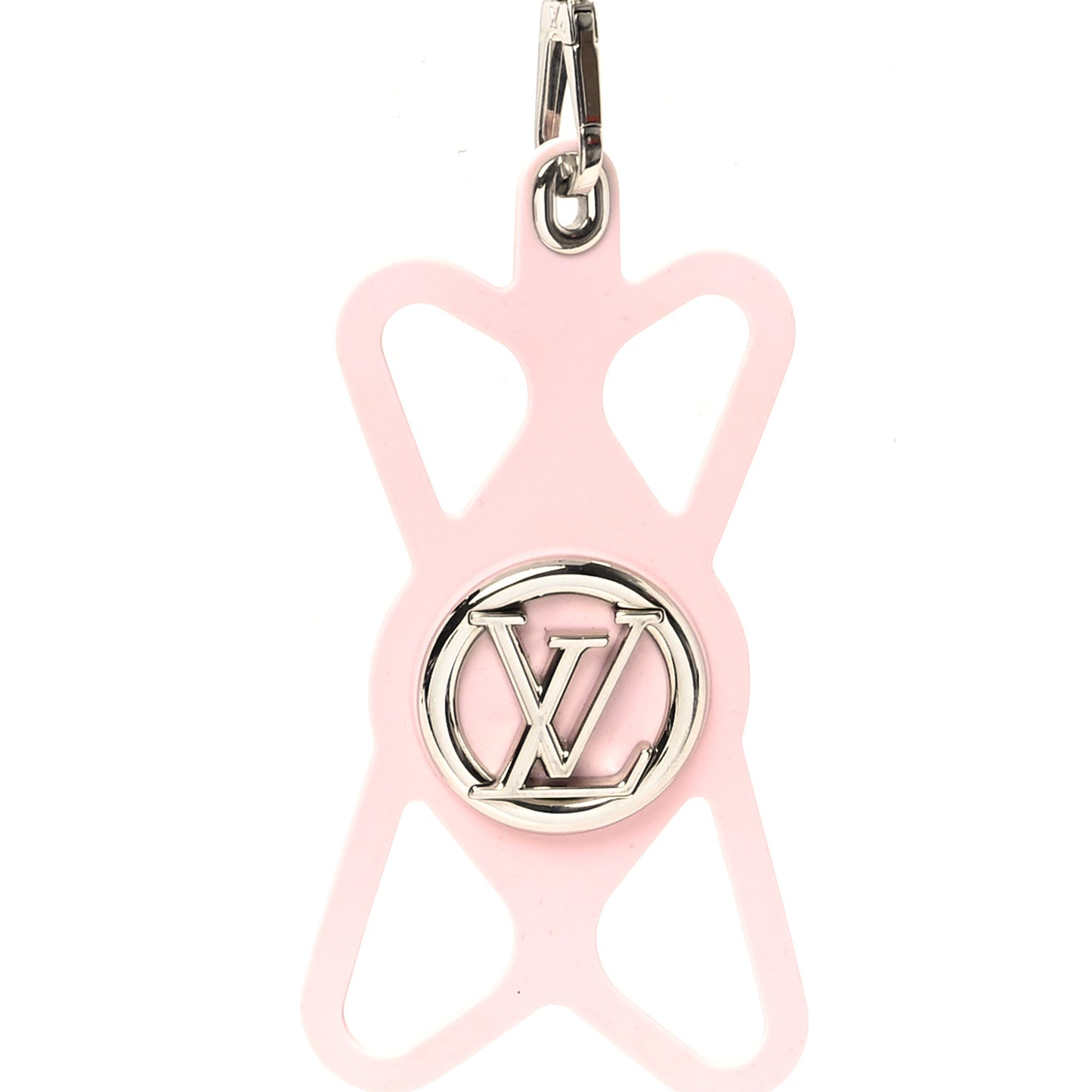 Monogram Silicone Louise Phone Holder Pink