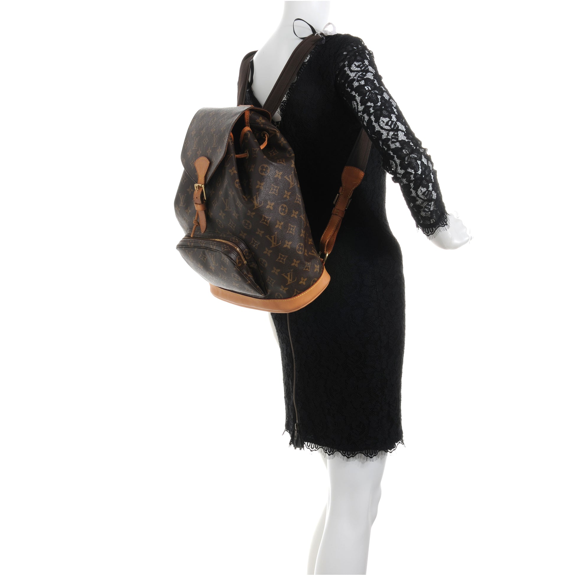 Louis Vuitton Monogram Montsouris GM Backpack 2 of 9