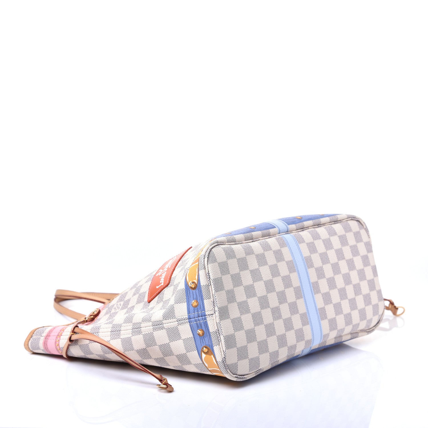 Louis Vuitton Damier Azur Summer Trunks Neo Neverfull MM 4 of 10
