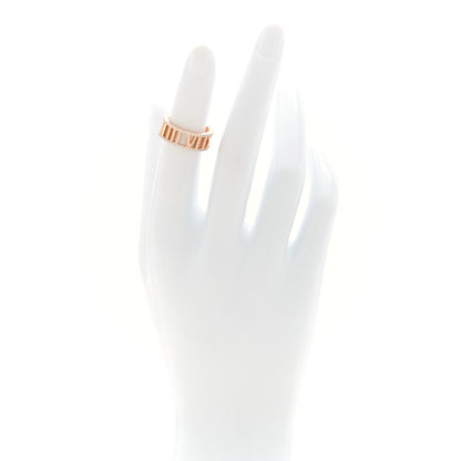 Tiffany 18K Rose Gold Diamond Atlas Open Pave Ring 47 4 2 of 4