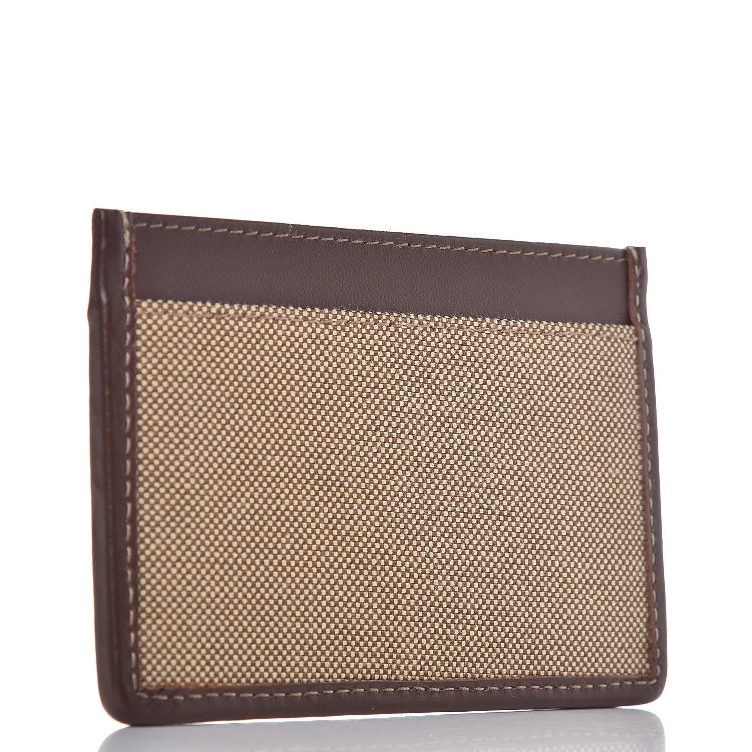 Prada Jacquard Logo Card Case Corda Bruciato 3 of 8