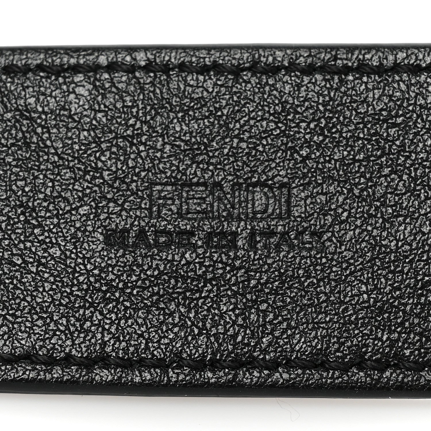 Fendi Vitello Glacier Utility Belt Pouch Black 5 of 8