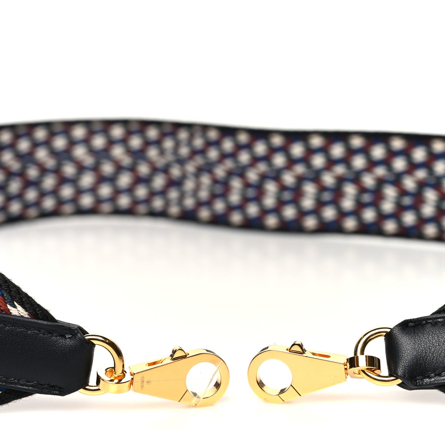 Toile Swift 50mm Sangle ZigZag Shoulder Strap Black White Deep Blue