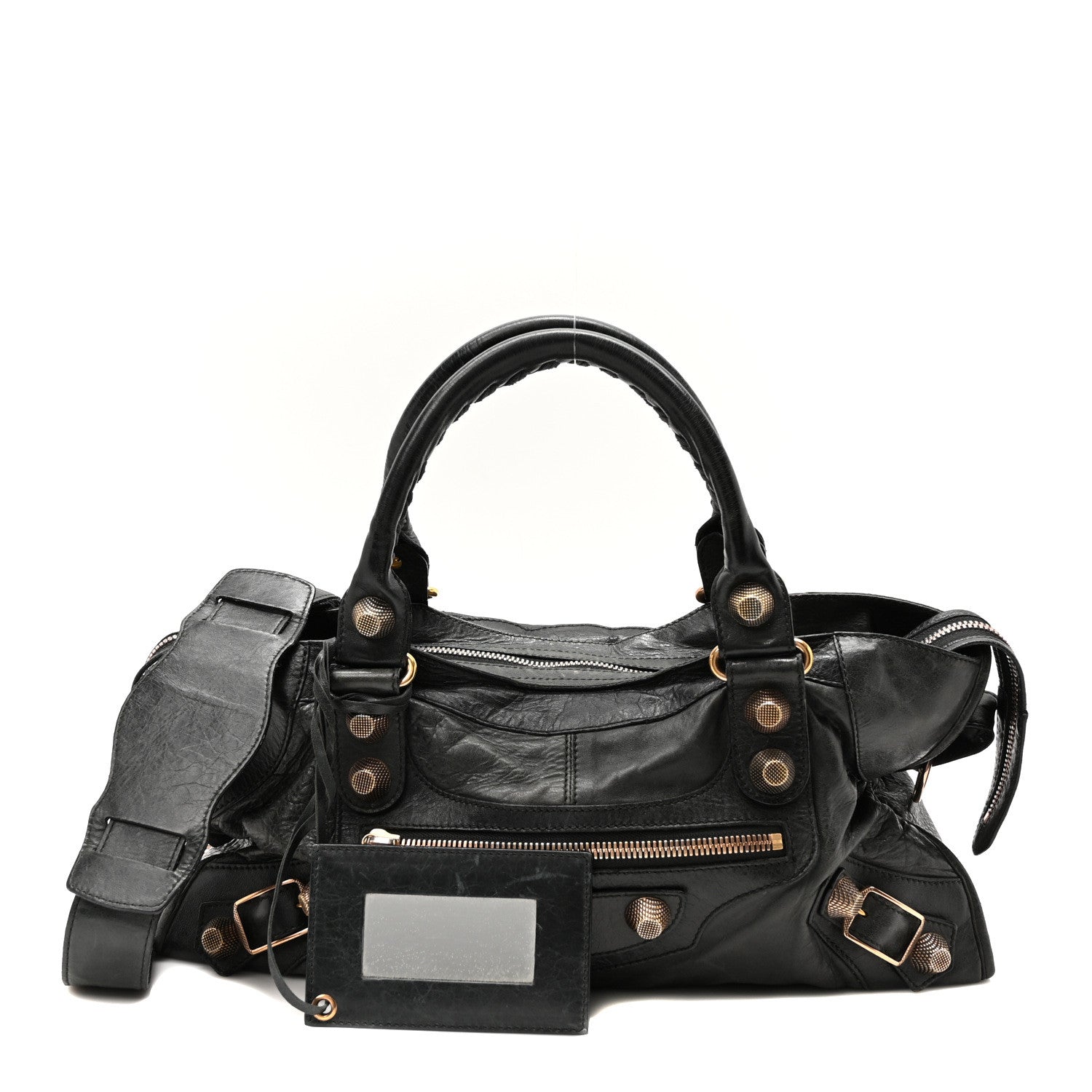Balenciaga Agneau Giant 21 Rose Gold Hardware Part Time Black 3 of 10
