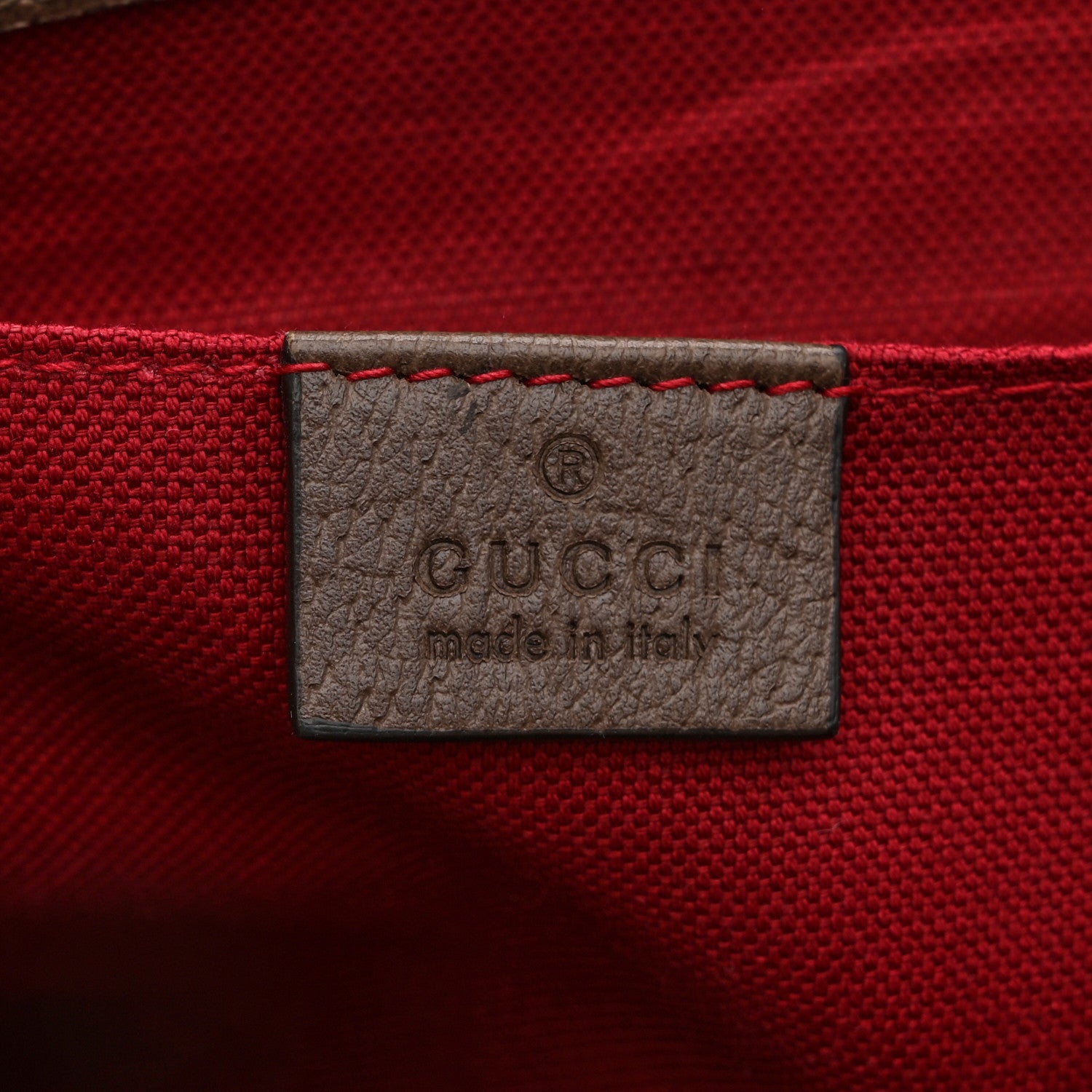 Gucci GG Supreme Monogram Textured Dollar Calfskin Retro Interlocking G Flap Messenger Bag Beige Ebony New Acero 6 of 11