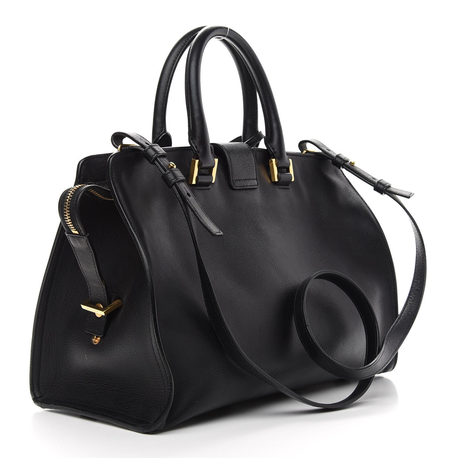 Saint Laurent Calfskin Small Classic Y Cabas Black 3 of 8