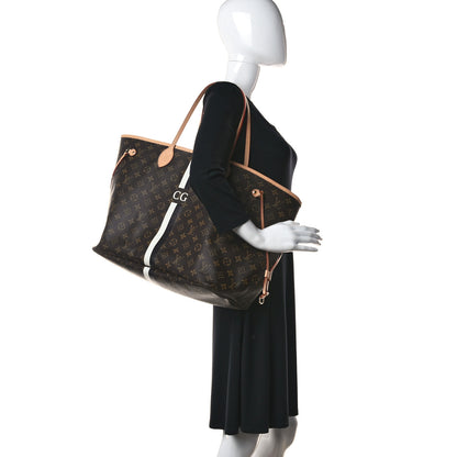 Louis Vuitton Monogram My LV Heritage Neverfull GM White Black 2 of 9