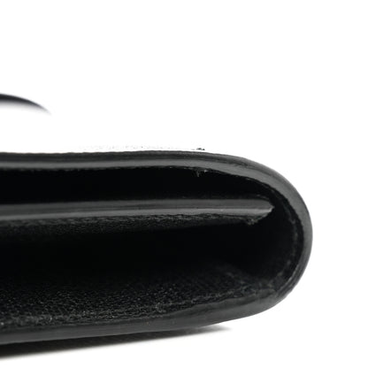 Saint Laurent Textured Calfskin Classic Y Ligne Clutch Black 8 of 10