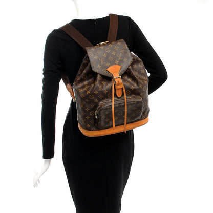 Louis Vuitton Monogram Montsouris GM Backpack 2 of 14