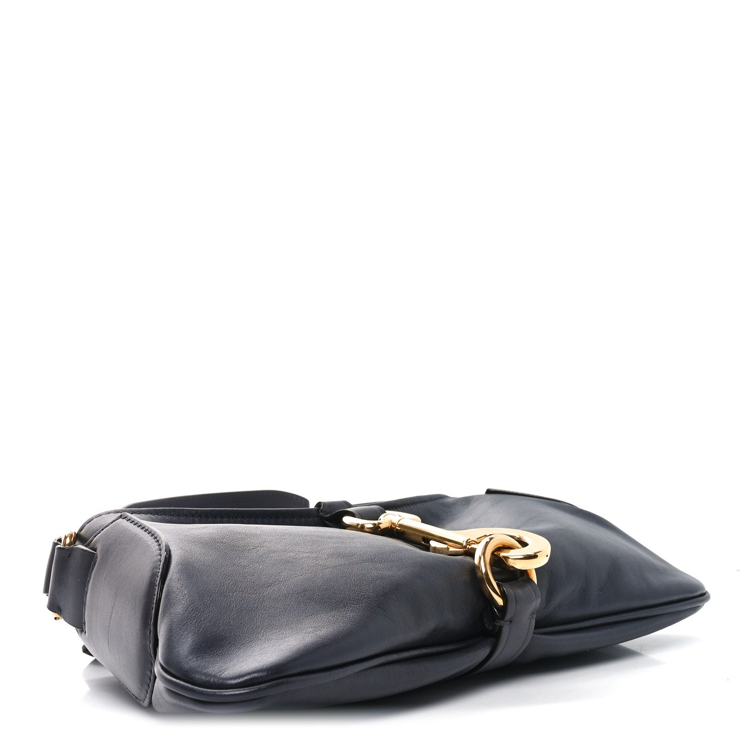 Chloe Soft Calfskin Kerala 25 Shoulder Bag Black Navy 4 of 10