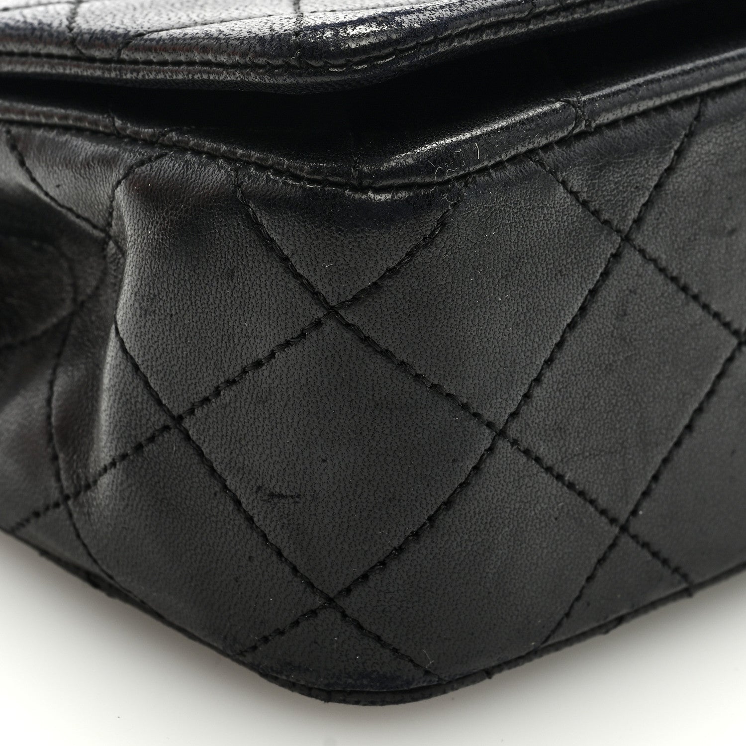 Chanel Lambskin Quilted Small Single Flap Bag Black 8 of 9