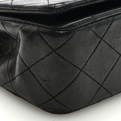 Chanel Lambskin Quilted Small Single Flap Bag Black 8 of 9