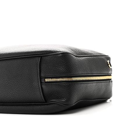 Prada Vitello Daino Soft Large Top Handle Bag Black 9 of 9