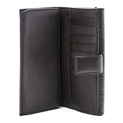 Gucci Guccissima Mayfair Continental Wallet Dark Brown 6 of 11