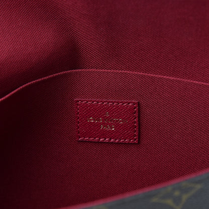 Louis Vuitton Monogram Pochette Felicie Chain Wallet Fuchsia 7 of 9