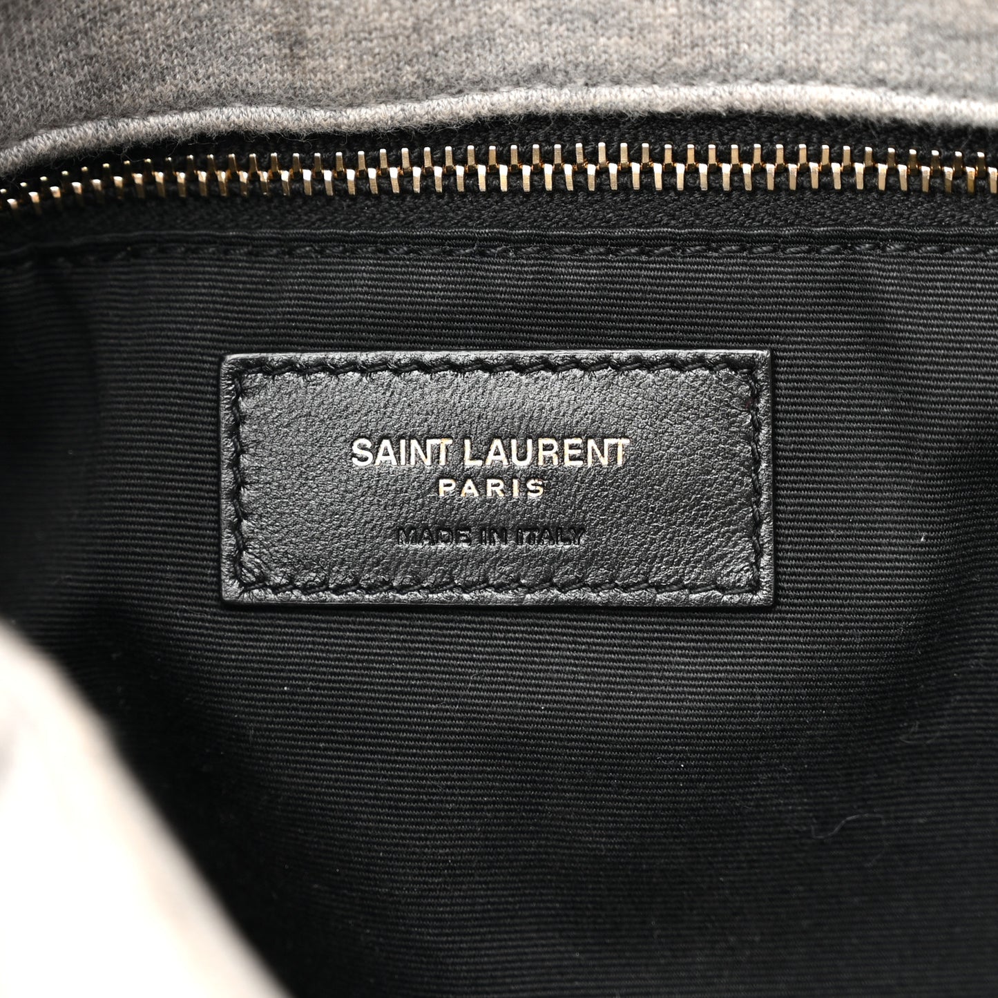 Jersey Quilted Medium Loulou Puffer Monogram Chain Satchel Grey Cloud