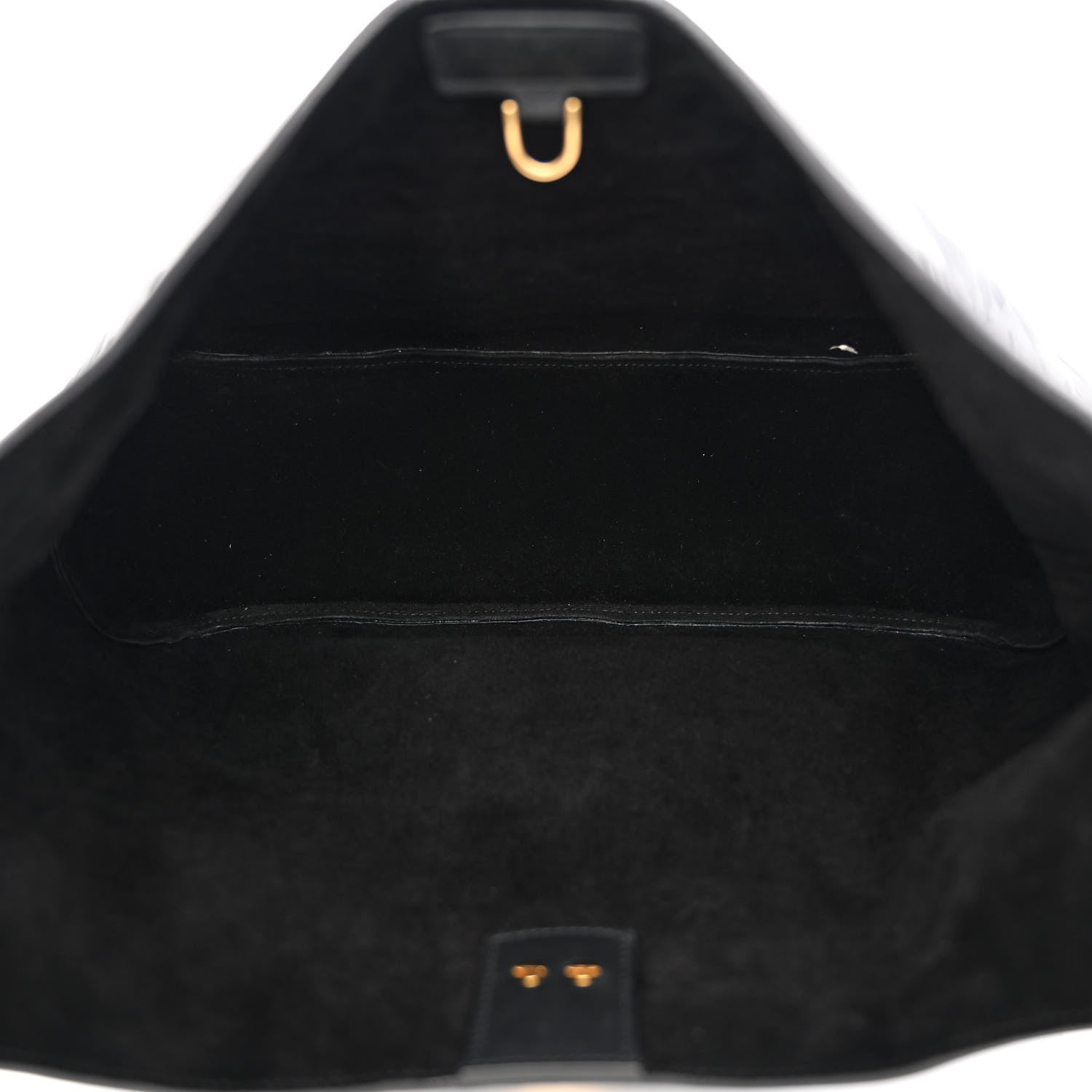 Salvatore Ferragamo Calfskin Embossed Gancini Margot Hobo Black 6 of 11