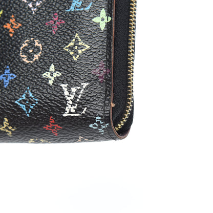 Louis Vuitton Monogram Multicolor Zippy Coin Purse Black Violet 9 of 9