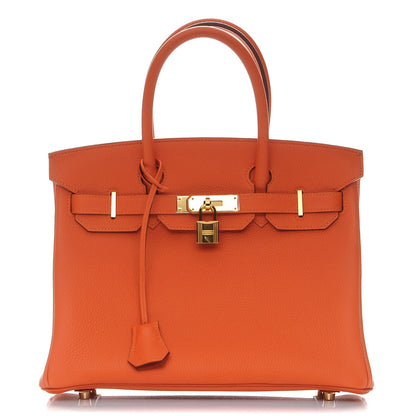 Hermes Togo Birkin 30 Feu 1 of 30