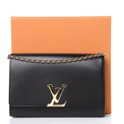 Louis Vuitton Calfskin Chain Louise GM NM Black 11 of 11