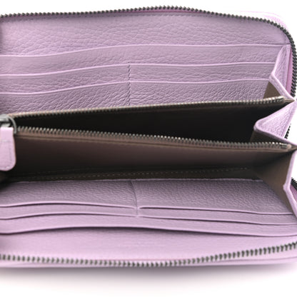 Bottega Veneta Nappa Intrecciato Zip Around Wallet Lilac 5 of 10