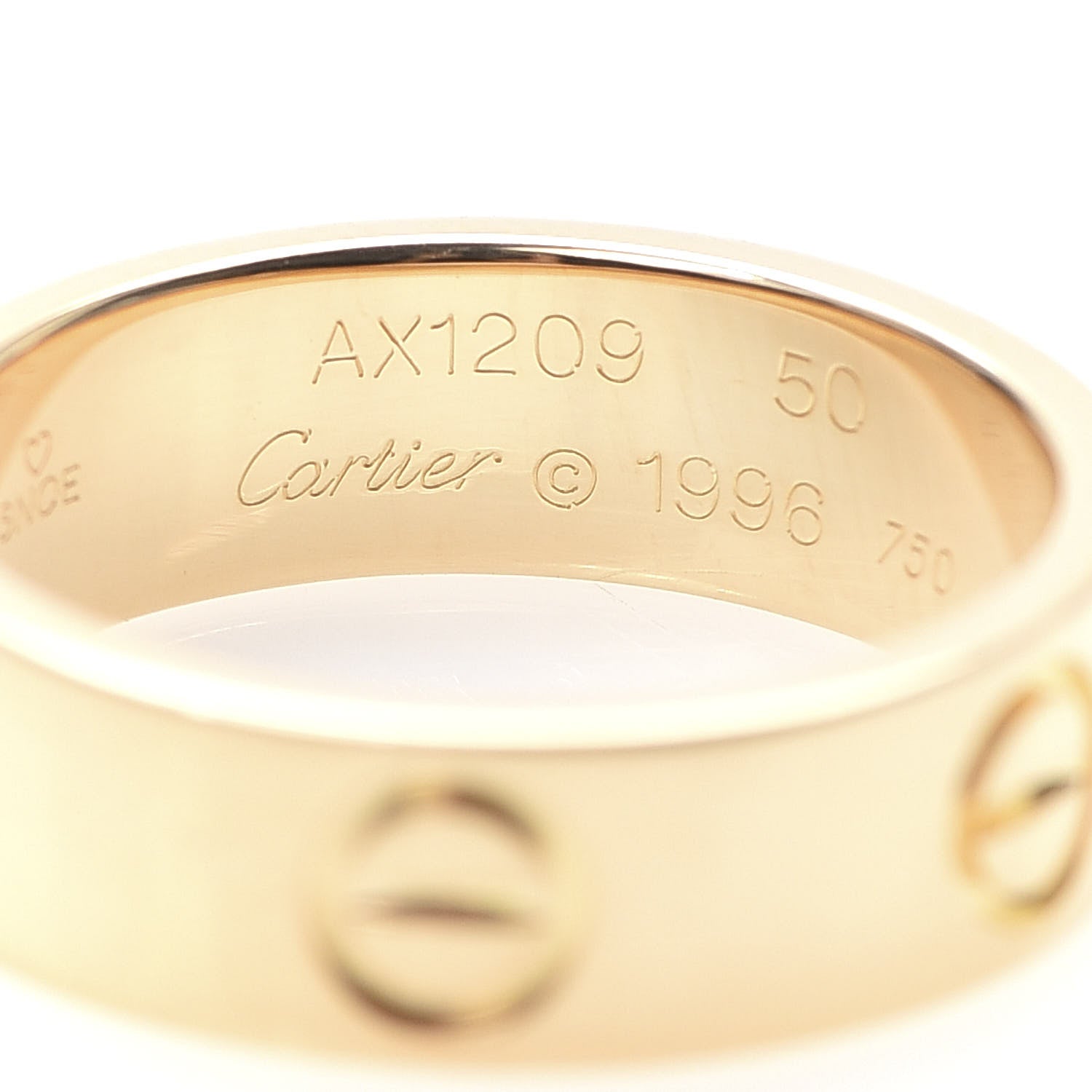 Cartier 18K Yellow Gold 5.5mm LOVE Ring 50 5.25 4 of 4